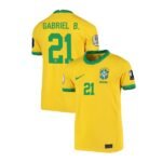Brasilien Gabriel Barbosa 21 Home Trikot 2020-2021
