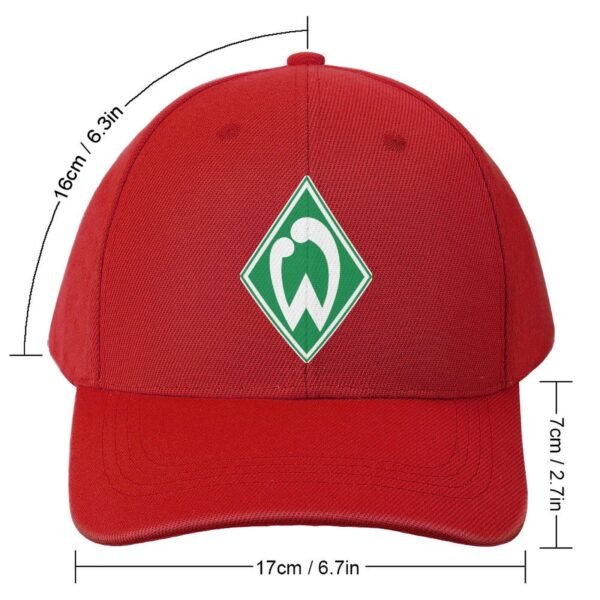 Unisex Werder Bremen Baseball Cap Verstellbar Reine Farbe Baseballkappe Mütze