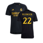 Real Madrid Antonio Rüdiger 22 Third Trikot 2023-2024