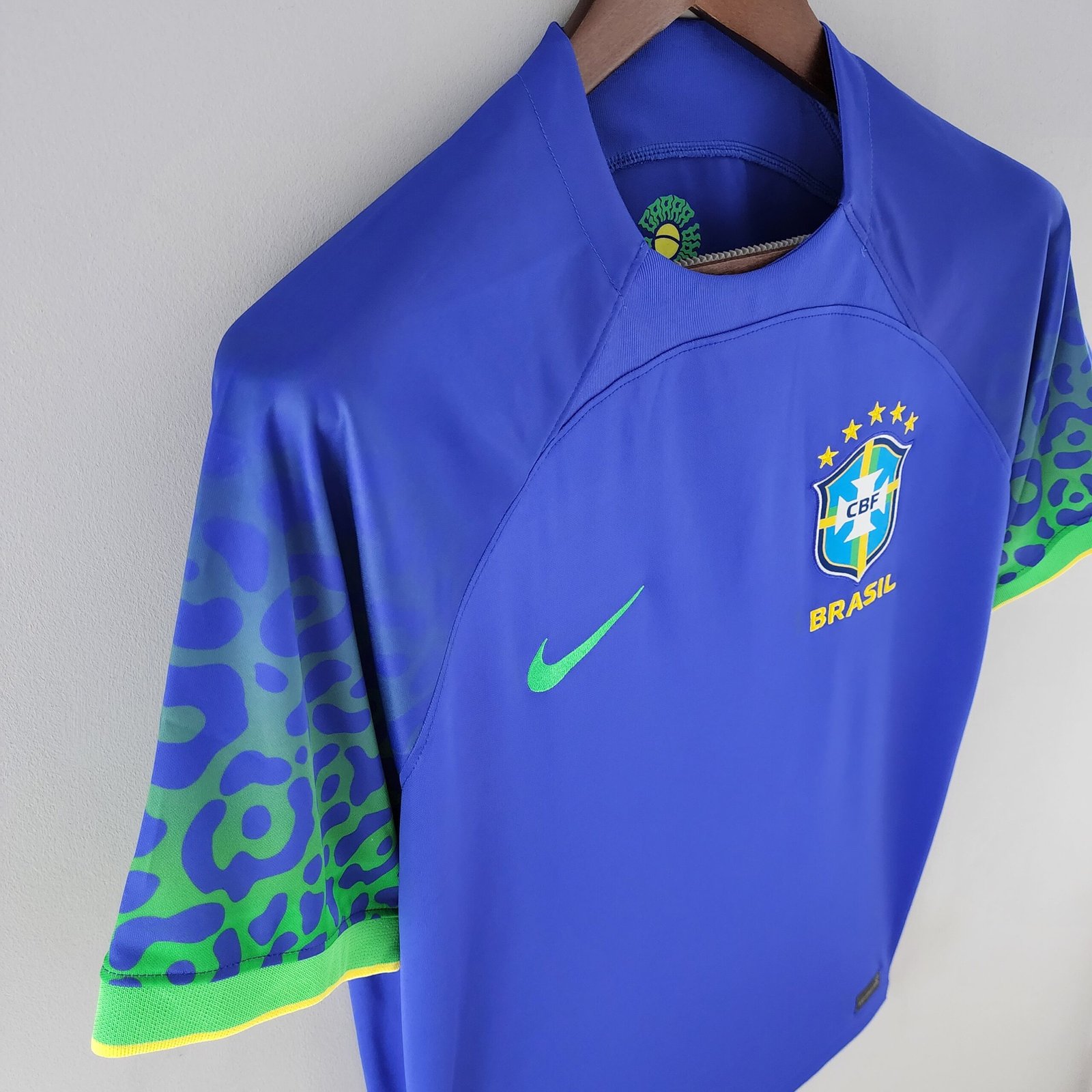 Brasilien Auswärtstrikot Kinder Minikit WM 2022 ( Aufdruck Dein Name ) Brasilien Auswärtstrikot Kinder Minikit WM 2022 ( Aufdruck Dein Name )