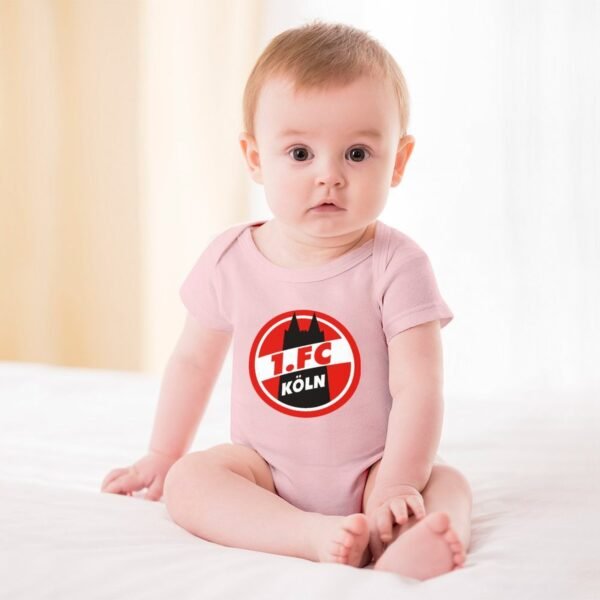 FC Köln Baby Bodysuit Strampler Schlafanzug Mit Kurzen Ärmeln