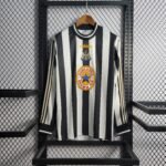 Newcastle United Langarm Home Retro Trikot 1995-1997
