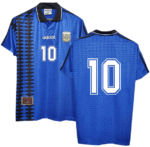 Argentinien Diego Maradona 10 Away Retro Trikot WM 1994