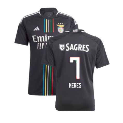 SL Benfica David Neres 7 Away Trikot 2023-2024