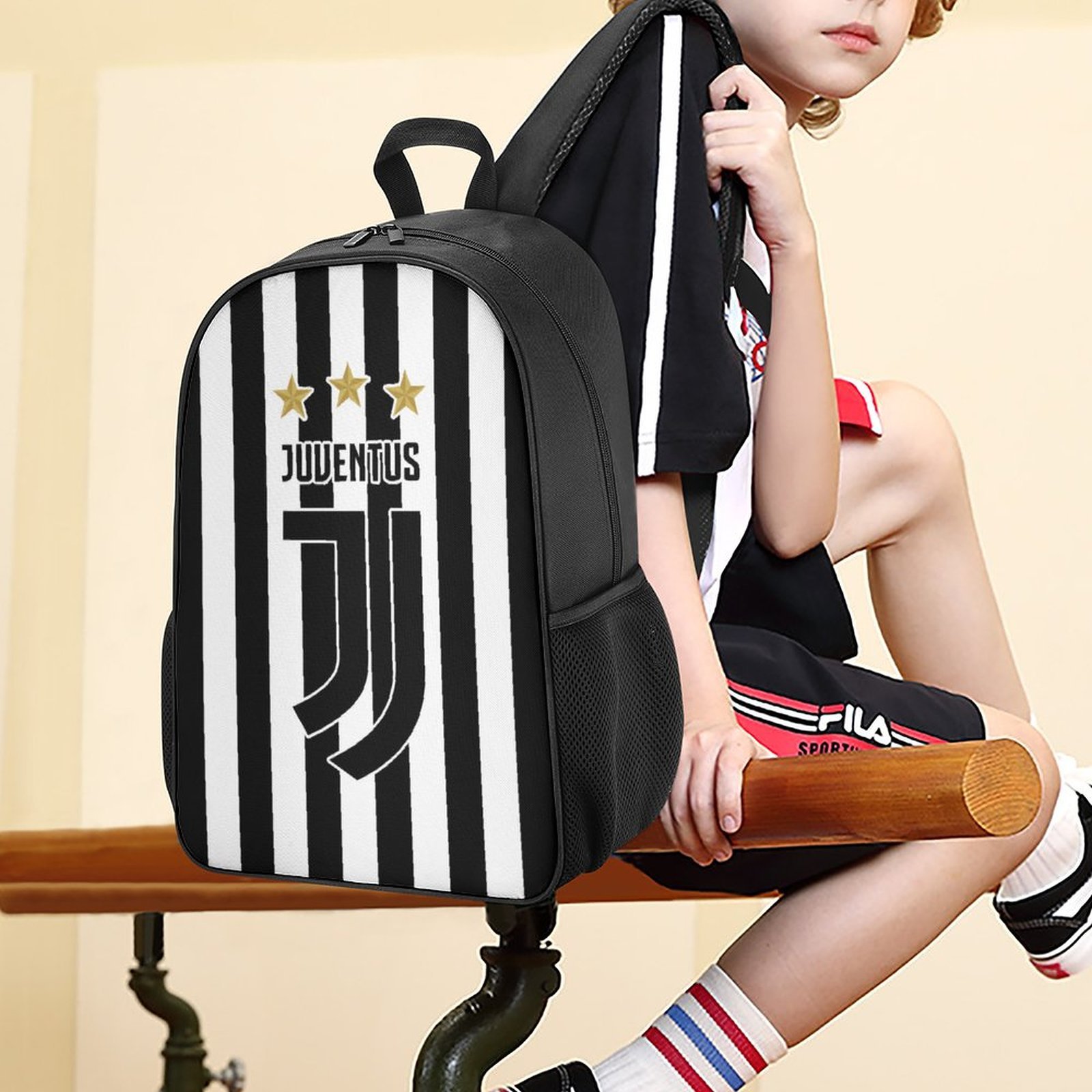 Juventus FC Kinderschultaschen Rucksäcke Für Jungen Und Mädchen Juventus FC Kinderschultaschen Rucksäcke Für Jungen Und Mädchen