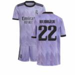 Real Madrid Antonio Rüdiger 22 Auswärtstrikot Kinder Mini Kit 2022-2023