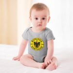 Borussia Dortmund Baby Bodysuit Strampler Schlafanzug Mit Kurzen Ärmeln