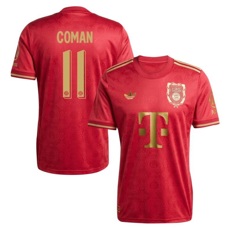 FC Bayern München 125 Jahre Kingsley Coman 11 Jubiläumstrikot 2024-2025