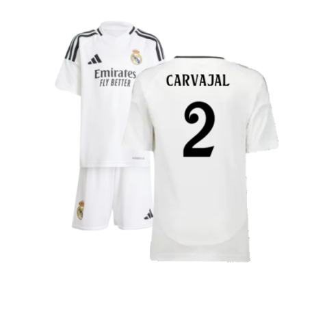 Real Madrid Dani Carvajal 2 Heimtrikot Kinder 2024-2025