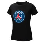 Paris Saint-Germain Damen Kurzarm Rundhals T-Shirt Casual Sommer Tops