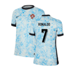 Frauen Portugal Cristiano Ronaldo 7 Away Trikot EM 2024
