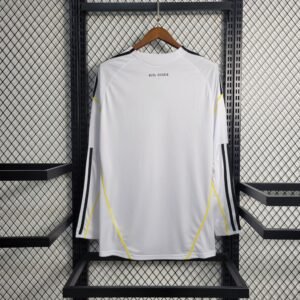 Real Madrid Retro Langarm Home Trikot 2009-2010 - Weiß