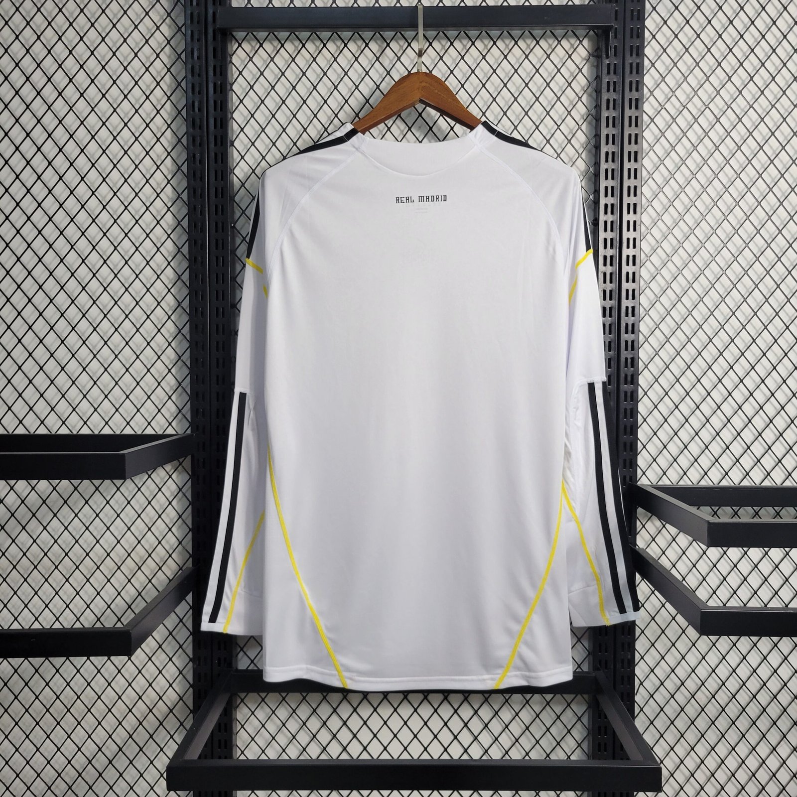 Real Madrid Retro Langarm Home Trikot 2009-2010 - Weiß