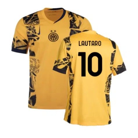 Inter Mailand Lautaro Martinez 10 Third Trikot 2024-2025