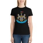 Newcastle United Damen Kurzarm Rundhals T-Shirt Casual Sommer Tops