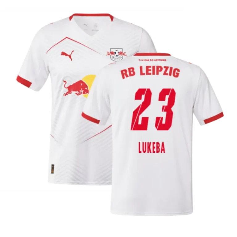 RB Leipzig Castello Lukeba 23 Home Trikot 2025-2026