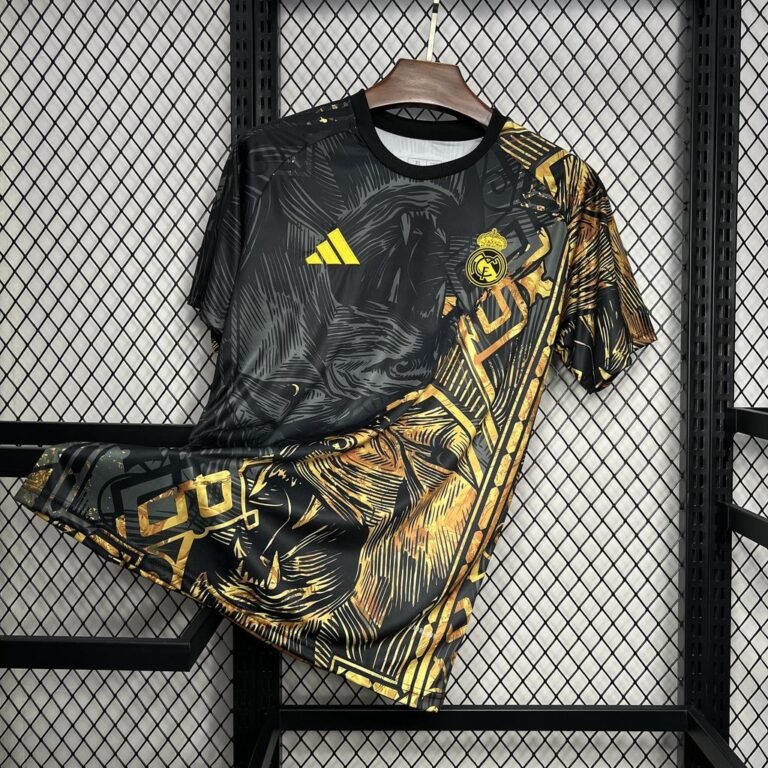 Real Madrid Tiger Sondertrikot 2024-2025 - Schwarz