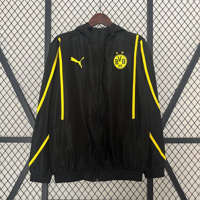 Borussia Dortmund Windbreaker 2024-2025 – Schwarz