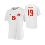 Kanada Alphonso Davies 19 Away Trikot WM 2022