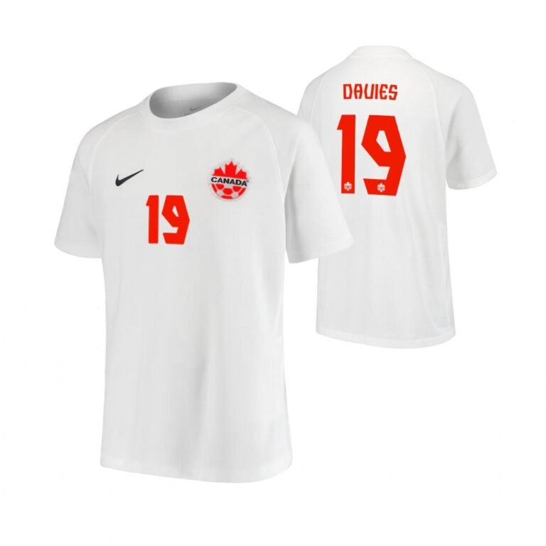 Kanada Alphonso Davies 19 Away Trikot WM 2022