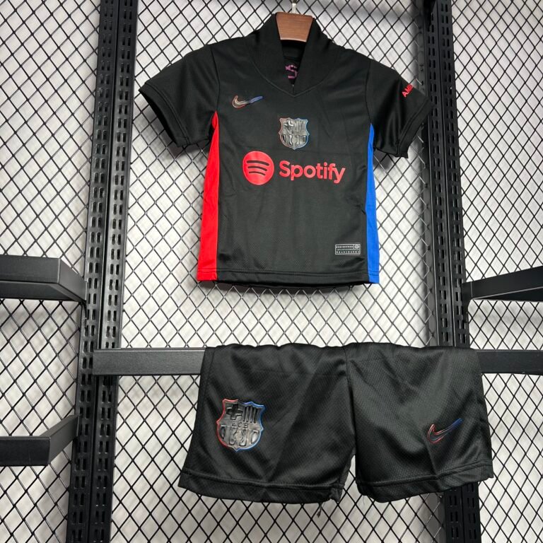 FC Barcelona Auswärtstrikot Kinder Mini Kit 2024-2025