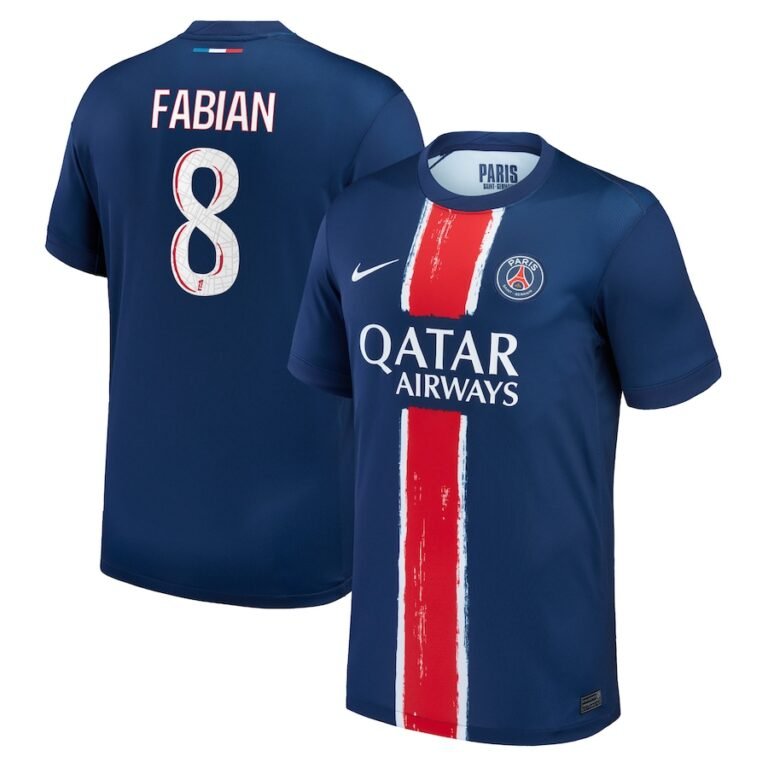 Paris Saint-Germain Fabian Ruiz 8 Home Trikot 2024-2025