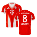 FC Bayern München Leon Goretzka 8 Home Trikot 2025-2026