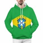 Brasilien Kapuzenpulli Mit Fleece Für Männer Und Frauen