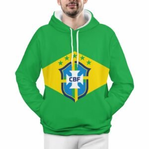 Brasilien Kapuzenpulli Mit Fleece Für Männer Und Frauen