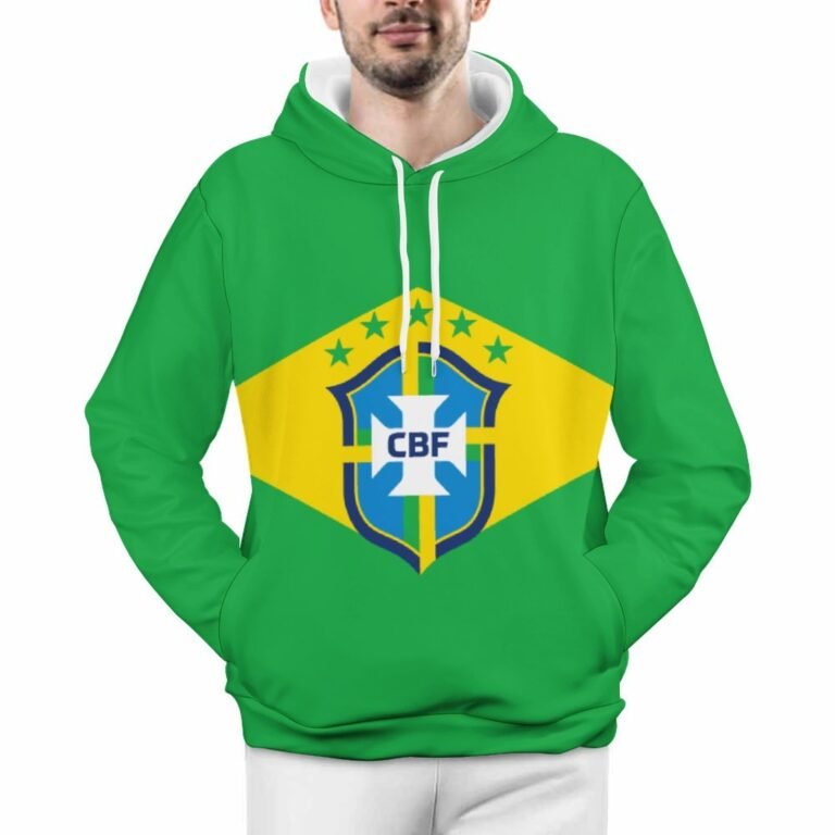 Brasilien Kapuzenpulli Mit Fleece Für Männer Und Frauen