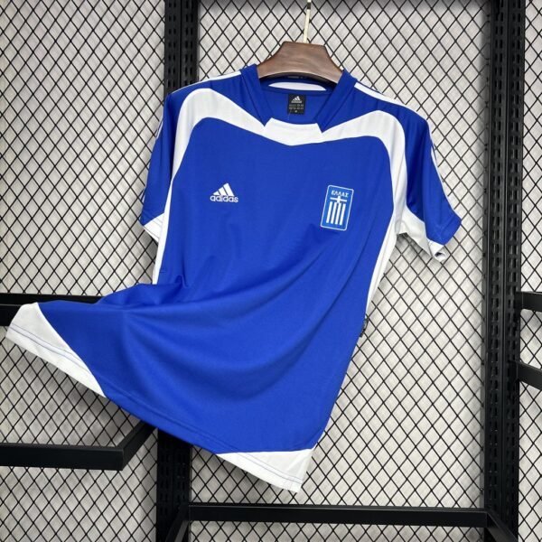 Griechenland Home Retro Trikot EM 2004 - Blau