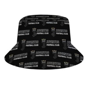 Juventus FC Karomuster Sommer Sonnenhut Reversible Bucket Hat