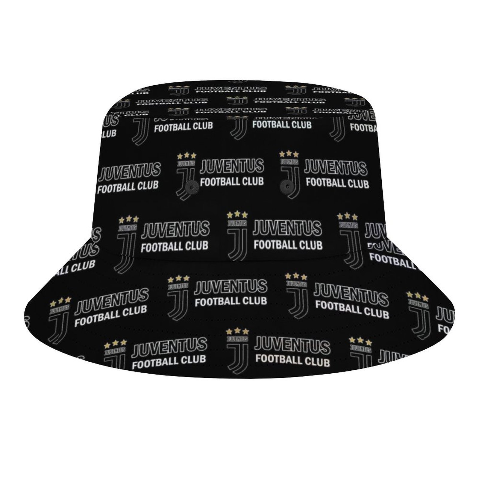 Juventus FC Karomuster Sommer Sonnenhut Reversible Bucket Hat Juventus FC Karomuster Sommer Sonnenhut Reversible Bucket Hat
