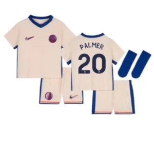 Chelsea Cole Palmer 20 Auswärtstrikot Kinder Mini Kit 2024-2025