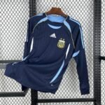 Argentinien Retro Langarm Away Trikot WM 2006