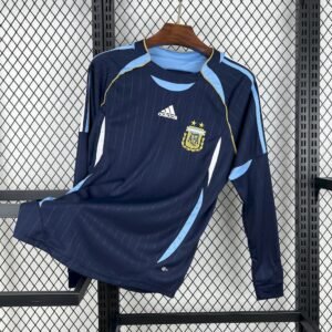 Argentinien Retro Langarm Away Trikot WM 2006
