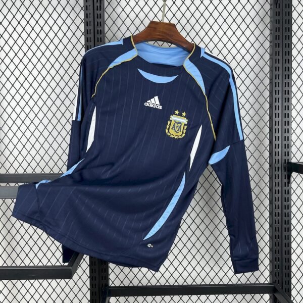 Argentinien Retro Langarm Away Trikot WM 2006