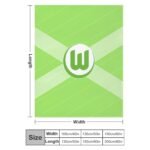 VfL Wolfsburg Decken, Superweiche Decken, Verschiedene Größen Von Decken