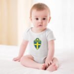 Schweden Baby Bodysuit Strampler Schlafanzug Mit Kurzen Ärmeln