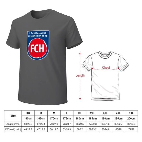 FC Heidenheim Core Stretch Slim Cneck Gildan Tee T-Shirt Herren
