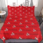 FC Köln Bettwäscheset 3 Stück Kinder Erwachsene Steppdeckenbezug Steppdeckenbezug Multi Size Laken Set