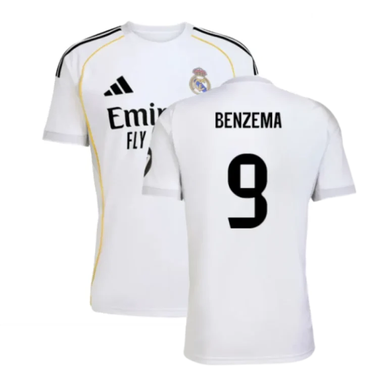 Real Madrid Karim Benzema 9 Home Trikot 2025-2026