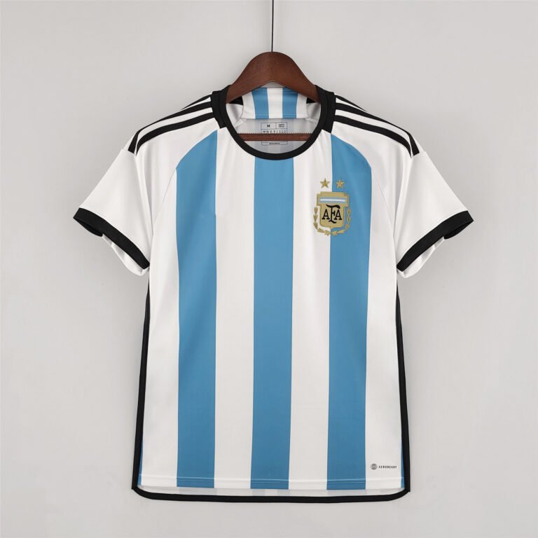 Argentinien Home Trikot WM 2022 Meister ( Mit Patch )