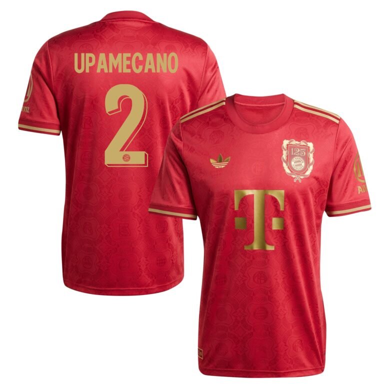 FC Bayern München 125 Jahre Dayot Upamecano 2 Jubiläumstrikot 2024-2025