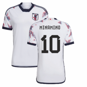 Japan Takumi Minamino 10 Away Trikot WM 2022