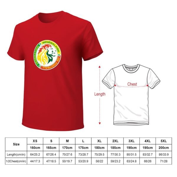 Senegal Stretch Slim Cneck Gildan Tee T-Shirt Herren