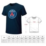 Paris Saint-Germain Core Stretch Slim Cneck Gildan Tee T-Shirt Herren
