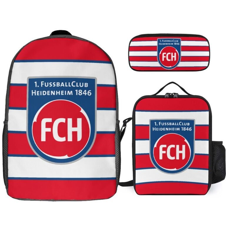 FC Heidenheim Student Schulranzen Lunchbag Stifttasche Kombination
