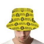 Borussia Dortmund Karomuster Sommer Sonnenhut Reversible Bucket Hat