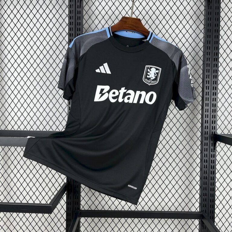 Aston Villa Away Trikot 2025-2026 - Schwarz